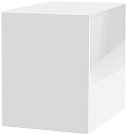12x12x16 White Acrylic Display Box with Open Side No Lid