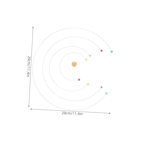 Cabilock Nordic Style Atomic Model Mobile Wind Chimes Outdoor Decor