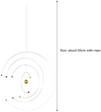 Wmool Balanced Dynamic Pendant Wind Chime Hanger for Unique Outdoor Decor and Science Project