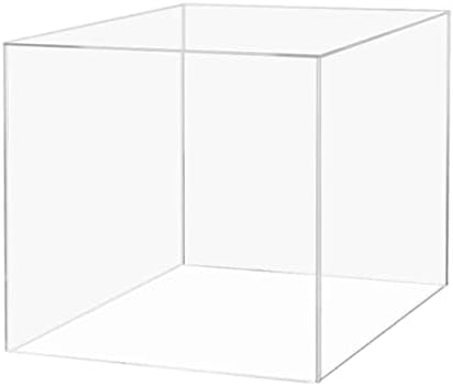 Acrylic Display Riser 18 Inch Tall Square Box Showcase