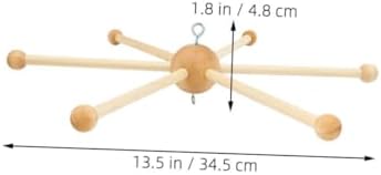 DIY Wind Chime Mobile Frame with 6-Legged Ball Shape Decor