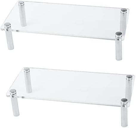 MY MIRONEY 2PCS Acrylic Display Stands for Cupcakes and Makeup