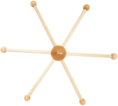 DIY Wind Chime Mobile Frame with 6-Legged Ball Shape Decor