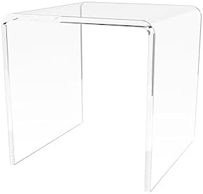 Clear Acrylic Riser Display Table 3 Inch Square for Merchandise