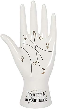 Pacific Giftware Palmistry Symbols Fortune Telling Hand Figurine
