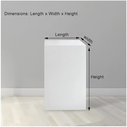 Square Pedestal Display Stand for Events 40x40x100 cm