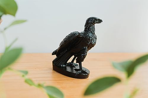 EASCHEER Gothic Black Eagle Figurine Decor