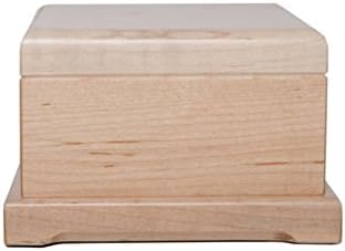 LifeSong Milestones Maple Cremation Urn - Small Ashes Container for Memory Keepsake