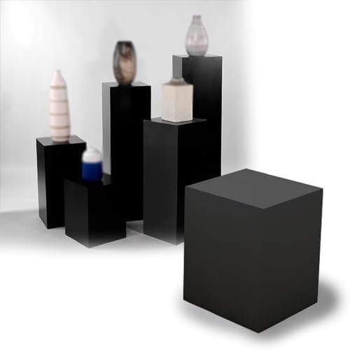 Square Wedding Dessert Table Cube Pillar Display Stand 315 Inch Tall