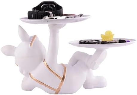 Cool Dog Sculpture Storage Tray for Home Decor
