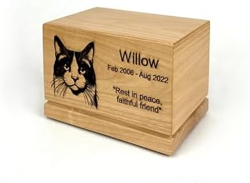 Pet Urn for Dogs Cats Custom Laser Engraving
