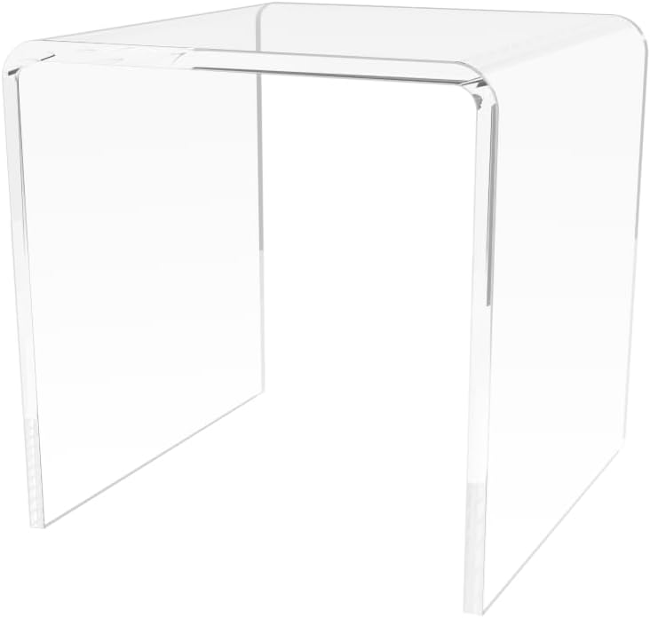 Clear Acrylic Riser Display Table 3 Inch Square for Merchandise