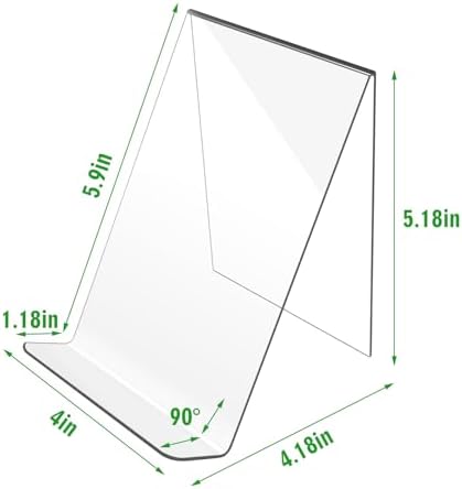 Trophable Acrylic Book Stand for Displaying Notebooks and Artworks