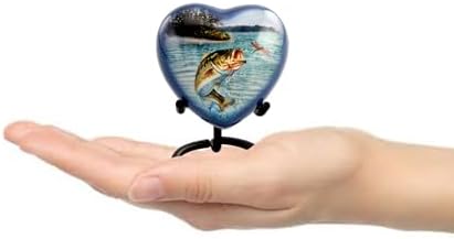 Bass Fishing Urn - Cremation Urn for Human Ashes