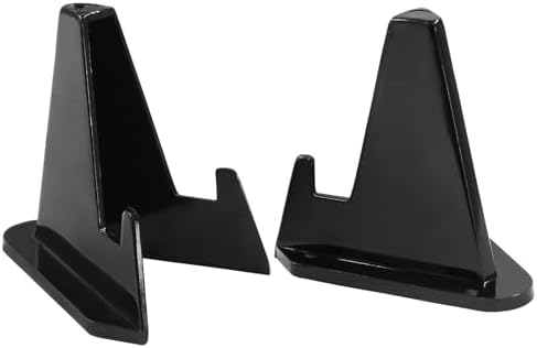 Hordion 12 Pack Black Acrylic Easel Stand Display