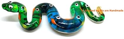 Handmade 3 Inch Fantasy Ball Python Glass Figurine