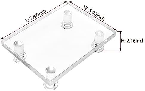 Bigfety Acrylic Riser Stand for Bathroom Kitchen Sink Organizer