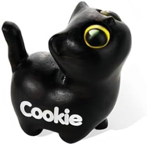 Custom Small Cute Cat Wooden Sculptures Handmade Craft