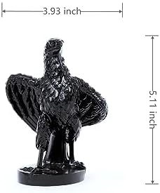 EASCHEER Gothic Black Eagle Figurine Decor