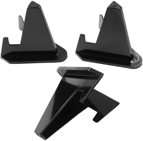 Hordion 12 Pack Black Acrylic Easel Stand Display