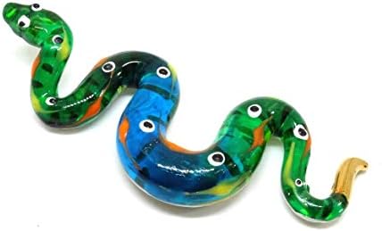 Handmade 3 Inch Fantasy Ball Python Glass Figurine