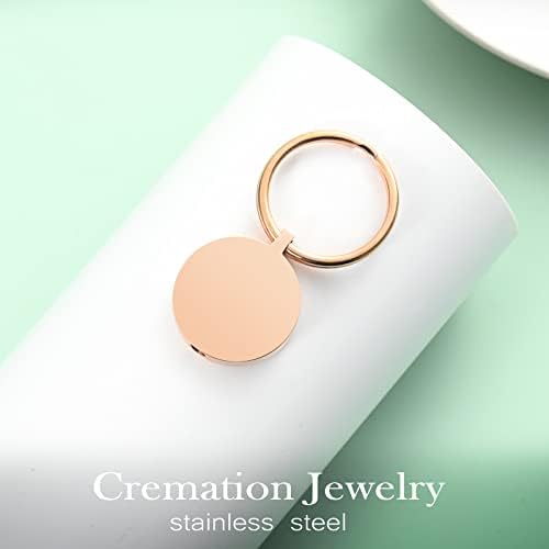 Personalized Cremation Urn Keychain for Ashes Keepsake Jewelry