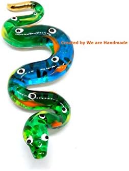 Handmade 3 Inch Fantasy Ball Python Glass Figurine