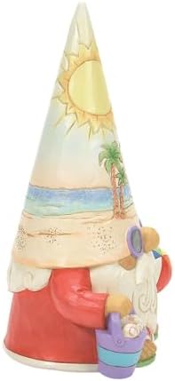 Heartwood Creek Coastal Gnome Figurine with Beachball and Sunset