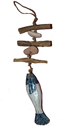 Terrapin Trading Nautical Fish Mobile Wall Hanging Decor