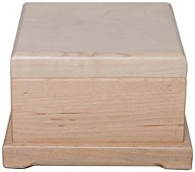 LifeSong Milestones Maple Cremation Urn - Small Ashes Container for Memory Keepsake