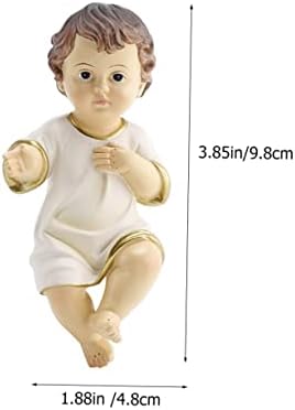 BESTYASH Resin Jesus Doll Ornament for Christmas Decor