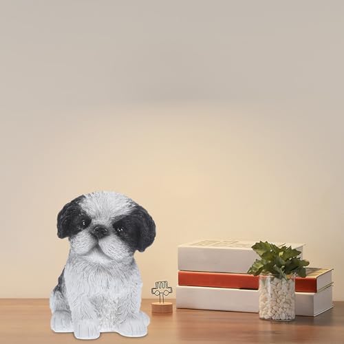 Adorable Dog Statue Home Decor Miniature Figurine