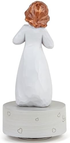 AIDLNS Music Box for Girls Love Heart Musical Figurine