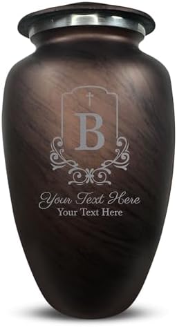 Custom Large Adult Cremation Urn - Personalized Name and Headstone Shape 200 Cubic Inch