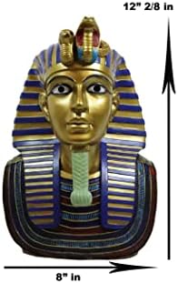 Atlantic Ebros King Tut Pharaoh Bust Figurine 11 Inch