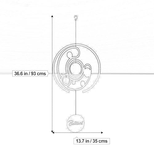 Cosmic Orbit Mobile - Decorative Mobile with Concentric Shapes