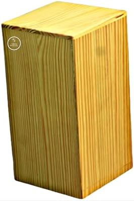 A-F Luxury Handmade Palm Tree Urn - 220 Cubic Inch Natural Wood