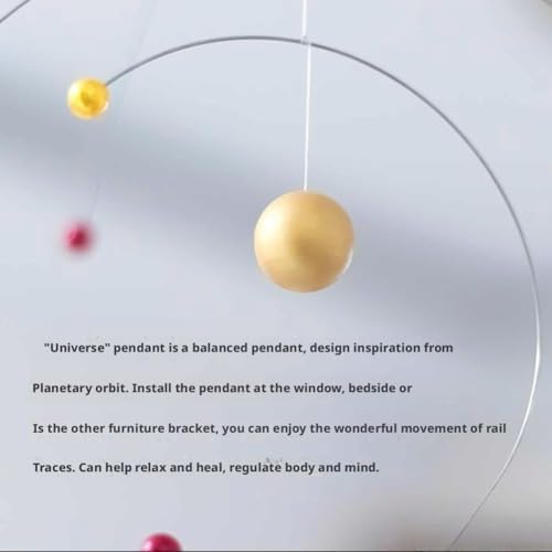 Wmool Balanced Dynamic Pendant Wind Chime Hanger for Unique Outdoor Decor and Science Project