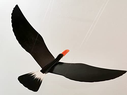 WitnyStore Wooden Bird Mobile 24 Inch Handmade Flapping Wing Decor