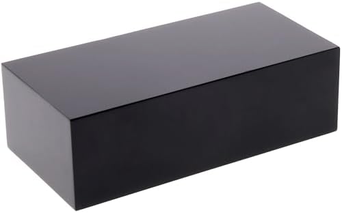 Plymor Black Acrylic Display Block 1x15x3 Inch