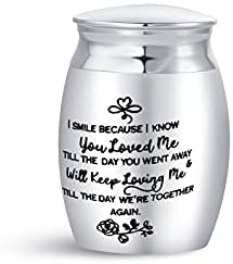 Keep Loving Mini Cremation Urn for Human Ashes Family Friends