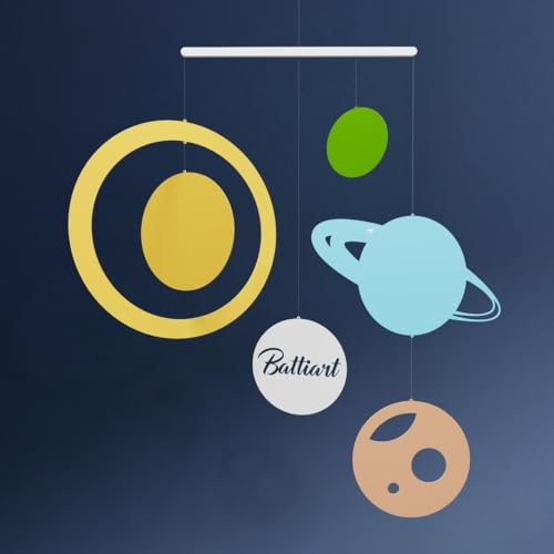Solar System Hanging Mobile with Planets
