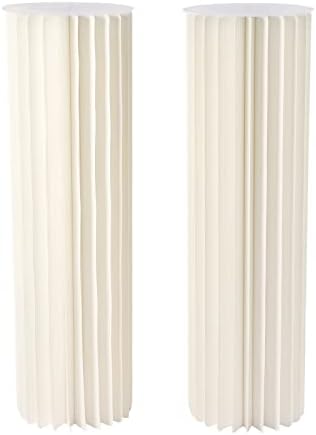 2PCS 394in Tall Round Cylinder Flower Stand Wedding Centerpieces Foldable Display Stands