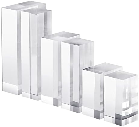 CiaoHER Acrylic Cube Display Block 2in x 9 x 9