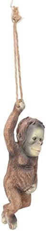 Garden Monkey Statue Exquisite Carving Resin
