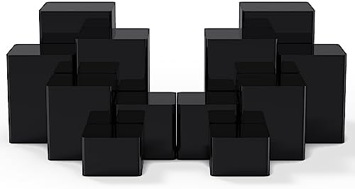 Thyle 12 Pcs Square Acrylic Risers Display Stands