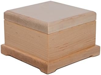 LifeSong Milestones Maple Cremation Urn - Small Ashes Container for Memory Keepsake
