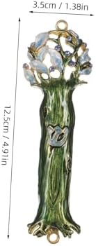 IMIKEYA Retro Metal Mezuzah Door Ornament Decor