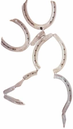 Handmade Silver Rustic Horseshoe Wall Art