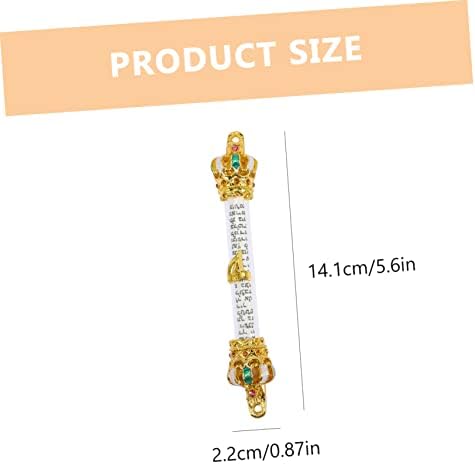 LIFKOME Handcrafted Jewish Mezuzah Door Decor Metal